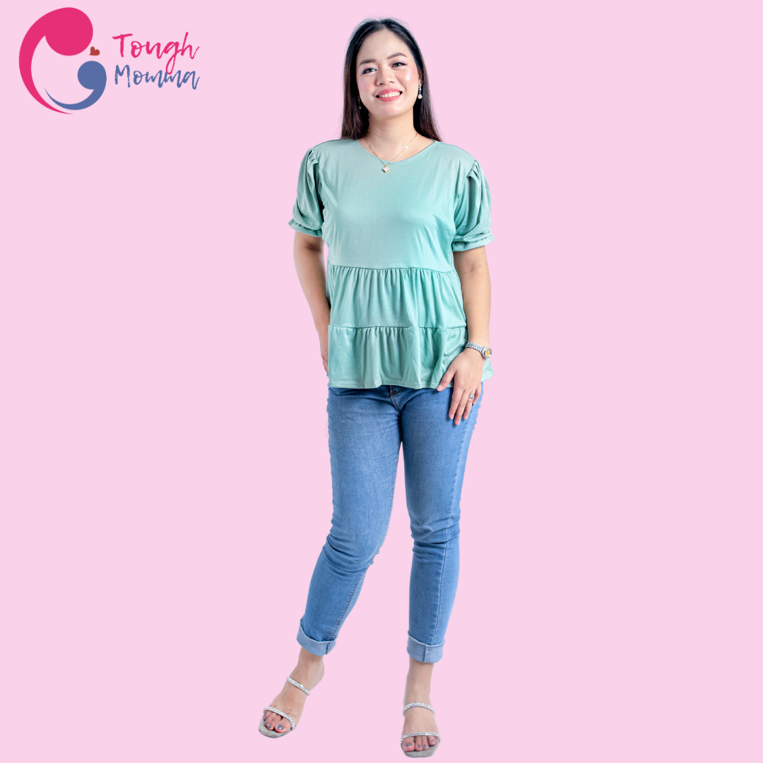 ToughMomma Atasha  Maternity Nursing Blouse M -  L/ XL- 2XL