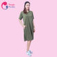 ToughMomma Louna V- neck T- shirt Maternity Nursing Dress S - 2XL