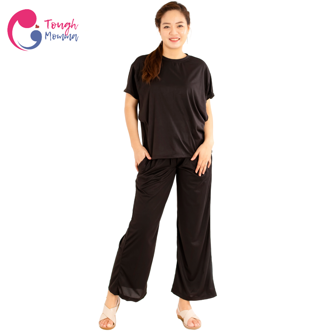 SLIGHTLY DAMAGED/STAINED ToughMomma Vienna Maternity/ Nursing Pajama Set (M- 2XL)