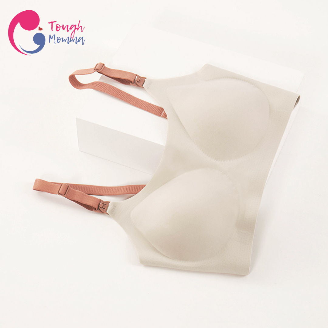 SLIGHTLY DAMAGED/STAINED ToughMomma Florence Seamless Wireless Nursing Bra