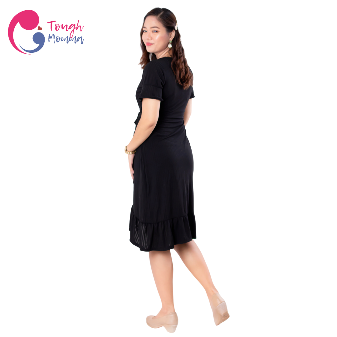 SLIGHTLY DAMAGED ToughMomma Anastazia Maternity/ Nursing Dress (M- XL)