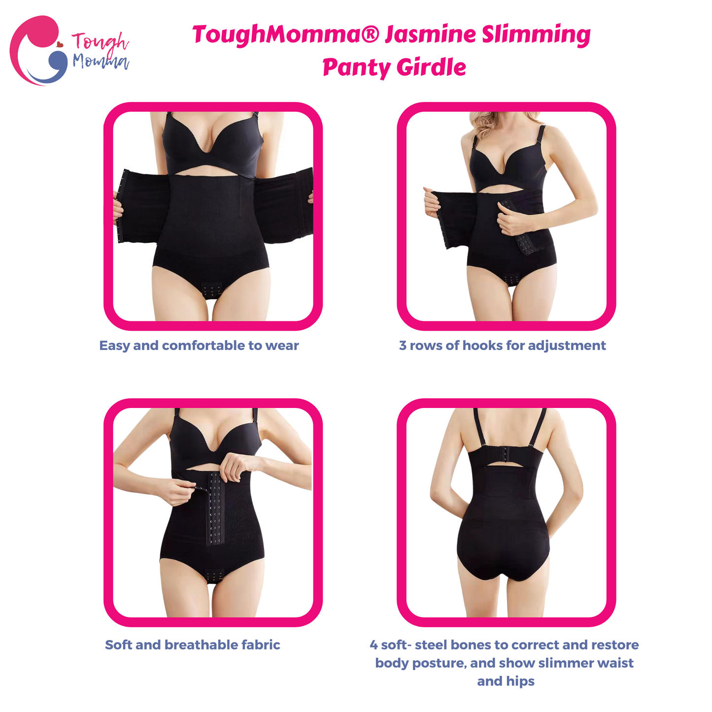 SLIGHTLY DAMAGED ToughMomma Jasmine Slimming Panty Girdle