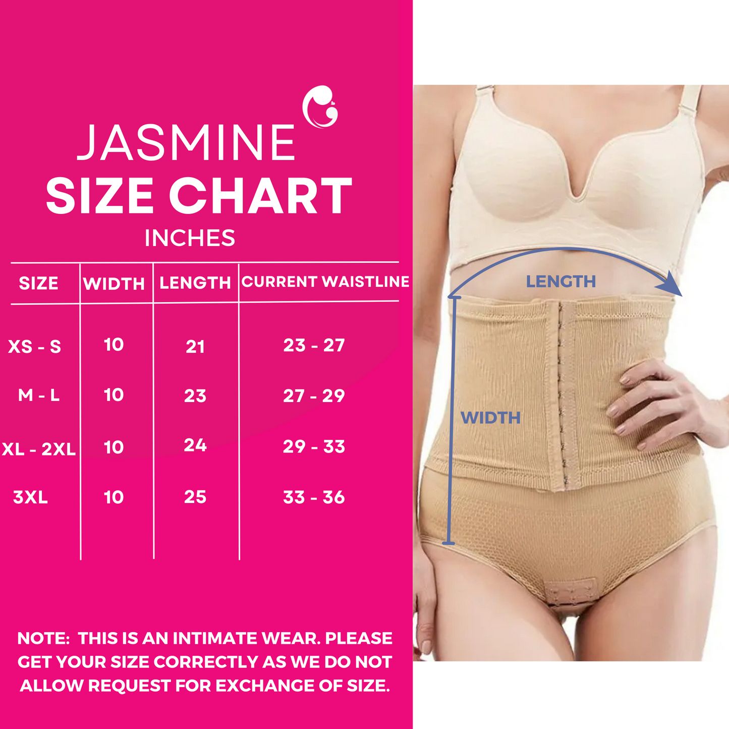 SLIGHTLY DAMAGED ToughMomma Jasmine Slimming Panty Girdle