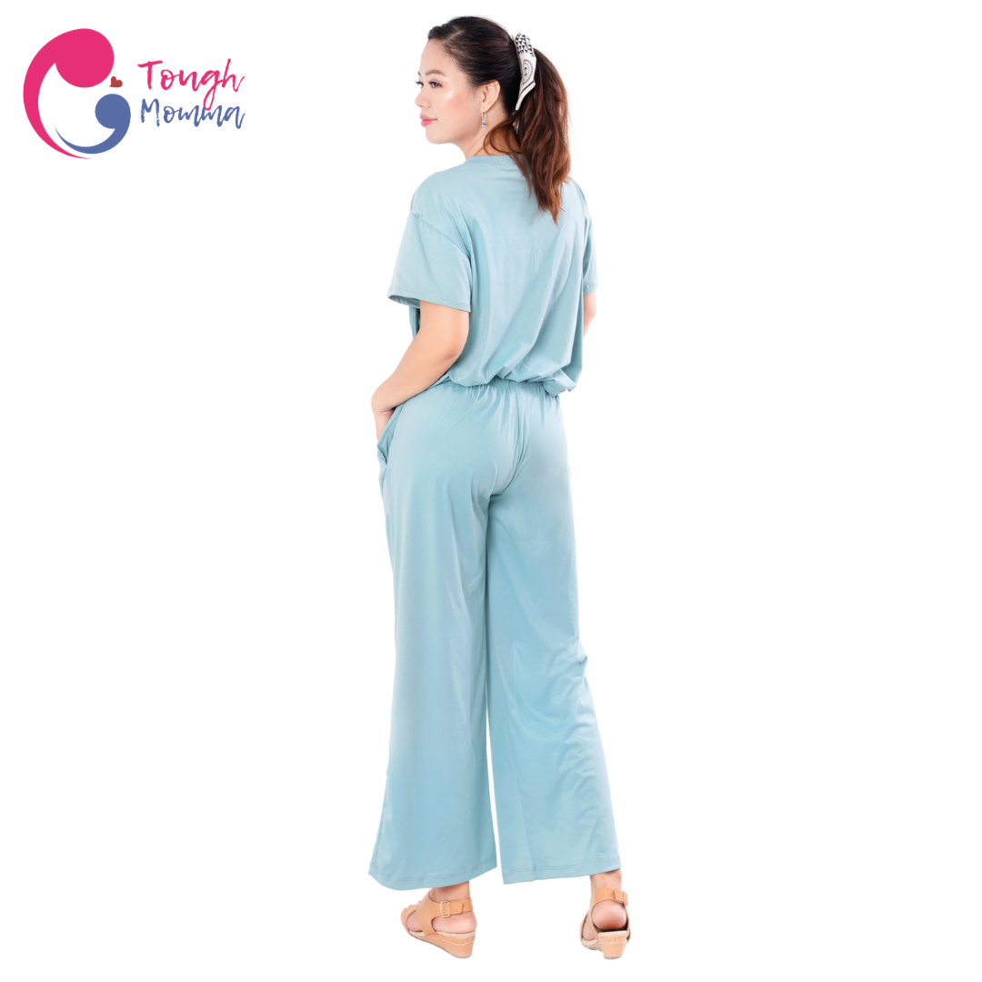 SLIGHTLY DAMAGED/STAINED ToughMomma Vienna Maternity/ Nursing Pajama Set (M- 2XL)