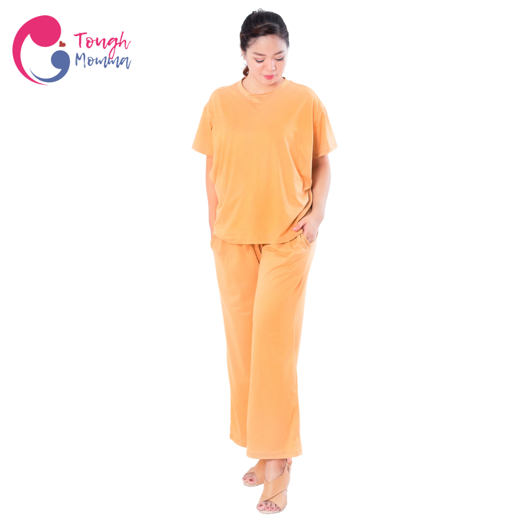 SLIGHTLY DAMAGED/STAINED ToughMomma Vienna Maternity/ Nursing Pajama Set (M- 2XL)