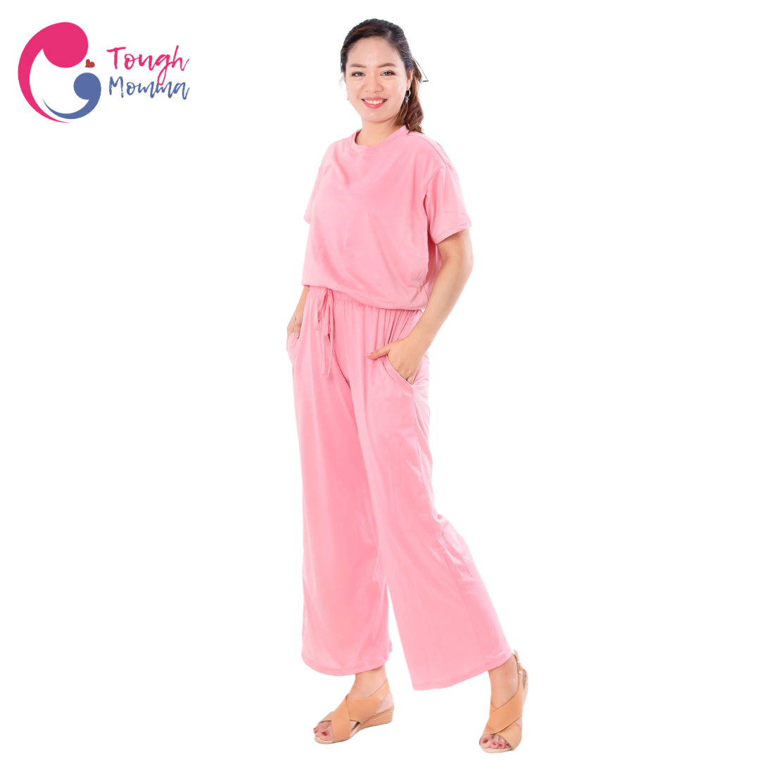 SLIGHTLY DAMAGED/STAINED ToughMomma Vienna Maternity/ Nursing Pajama Set (M- 2XL)