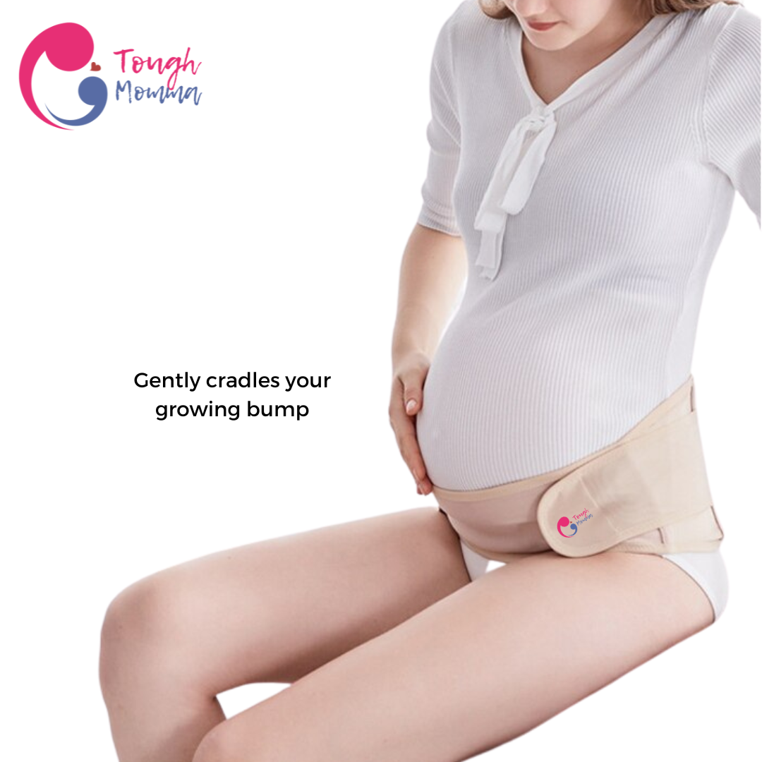 SLIGHTLY DAMAGED ToughMomma Elisha Maternity Baby Bump Belt With back Support
