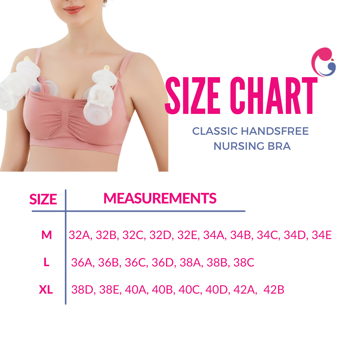 SLIGHTLY DAMAGED/STAINED  ToughMomma Classic Handsfree Nursing Bra