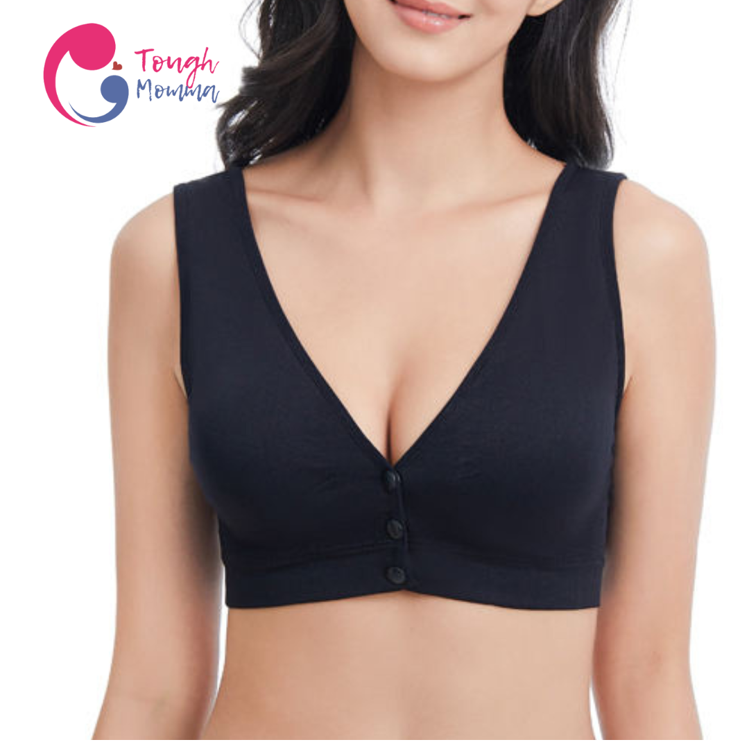 ToughMomma Front Closure Wirefree Nursing Bra