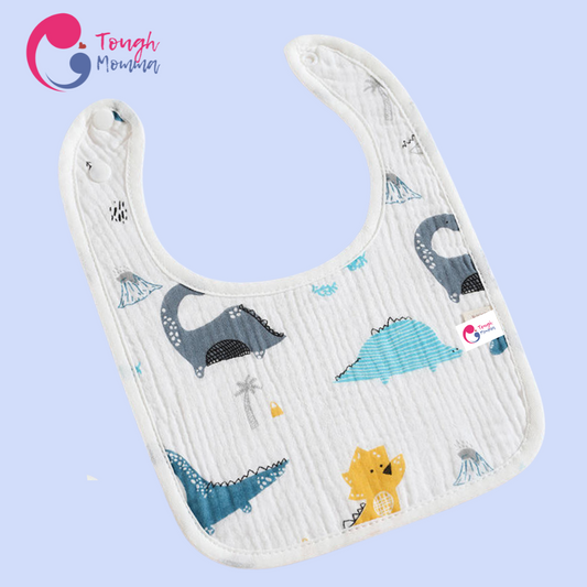 ToughMomma Bailian Muslin Cotton Bibs (0-2 years old)