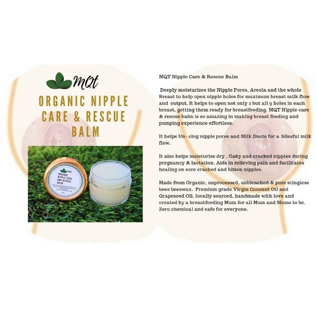 MQT Organic Nipple care and Rescue Balm