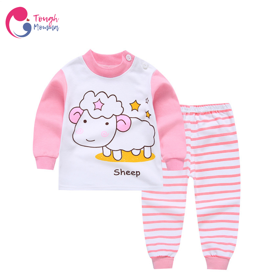 Long Sleeves Pajama for Girls  6 months- 2 years old