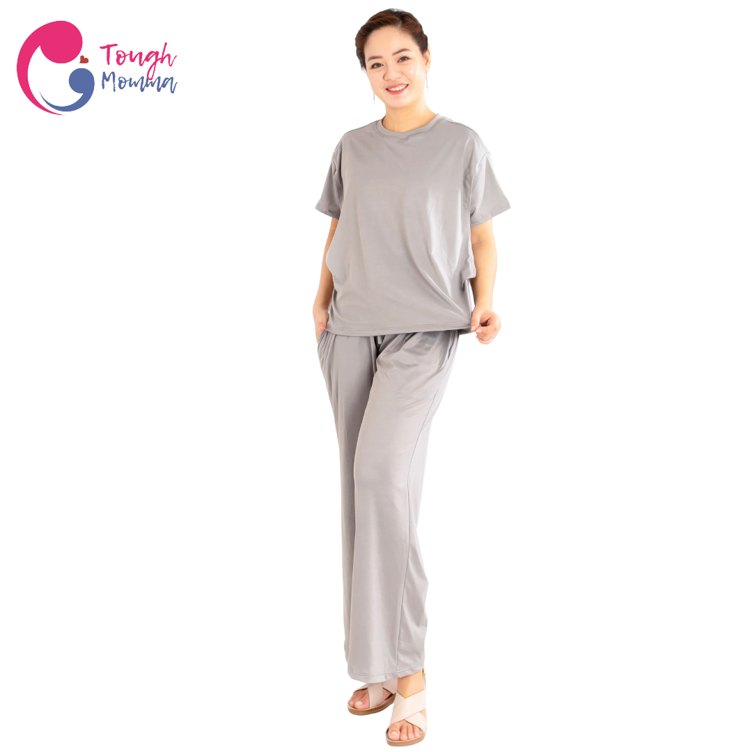 ToughMomma Vienna Maternity Nursing Pajama Set M - 2XL