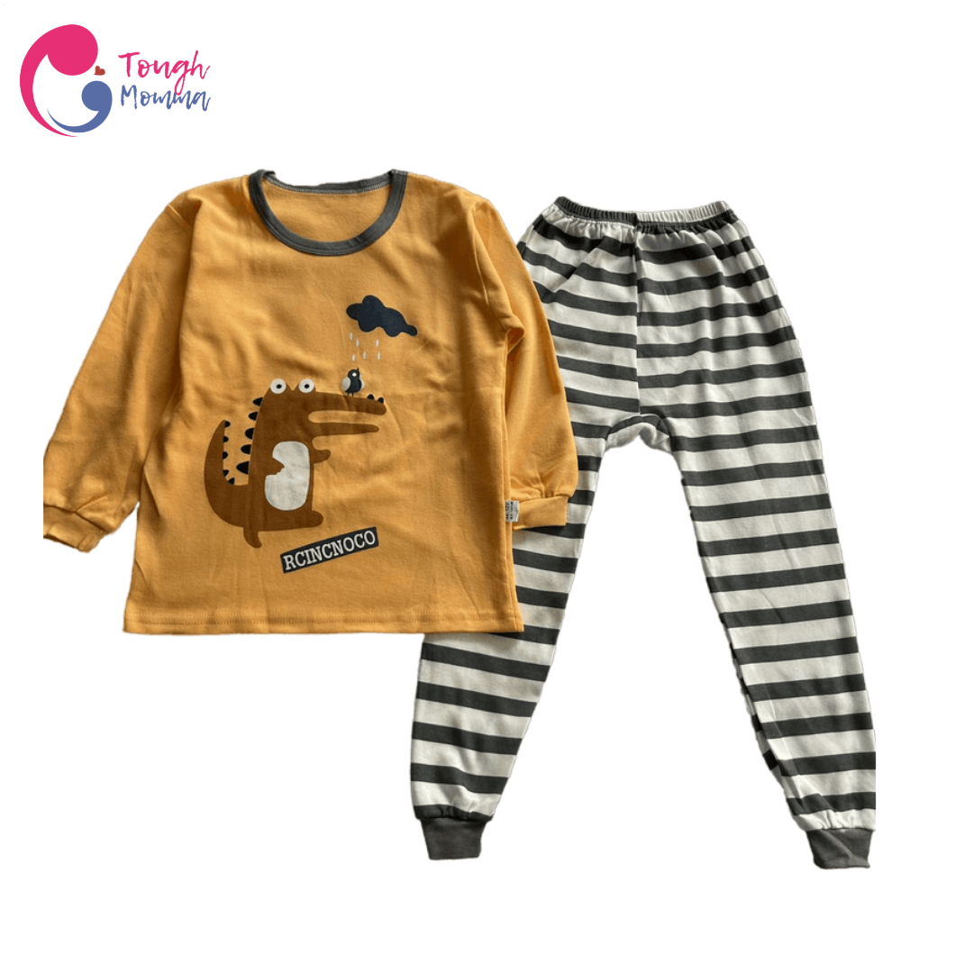 Long Sleeves Pajama for Girls & Boys Age 2-5  years old