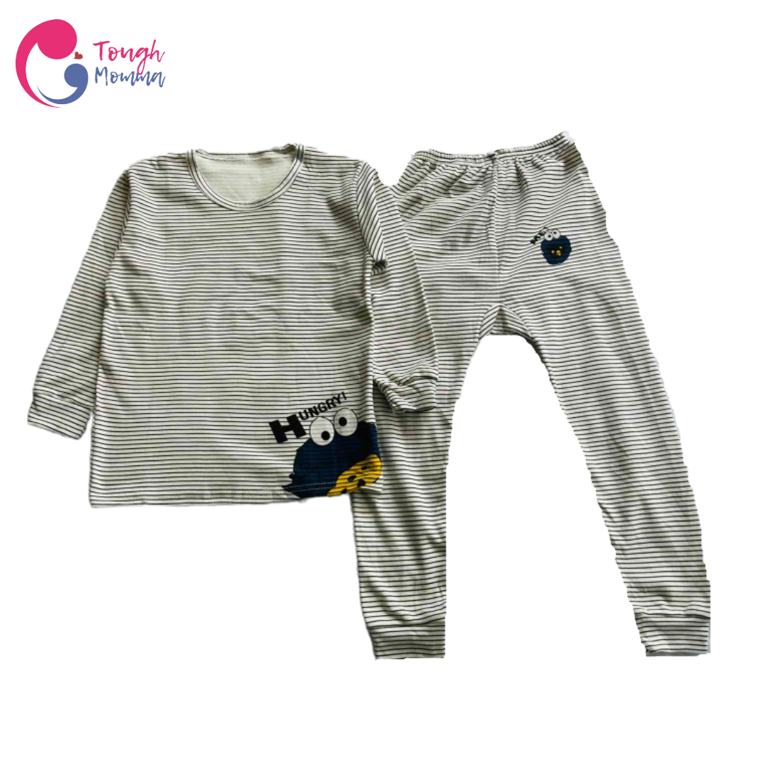 Long Sleeves Pajama for Girls & Boys Age 2-5  years old