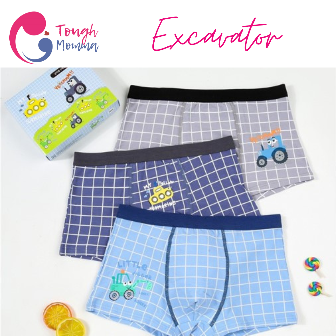 Children's Boxer Briefs (BOY)- 3-in-1/ Box