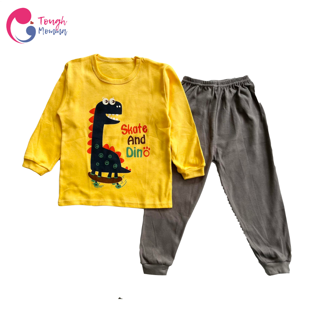 Long Sleeves Pajama for Girls & Boys Age 2-5  years old