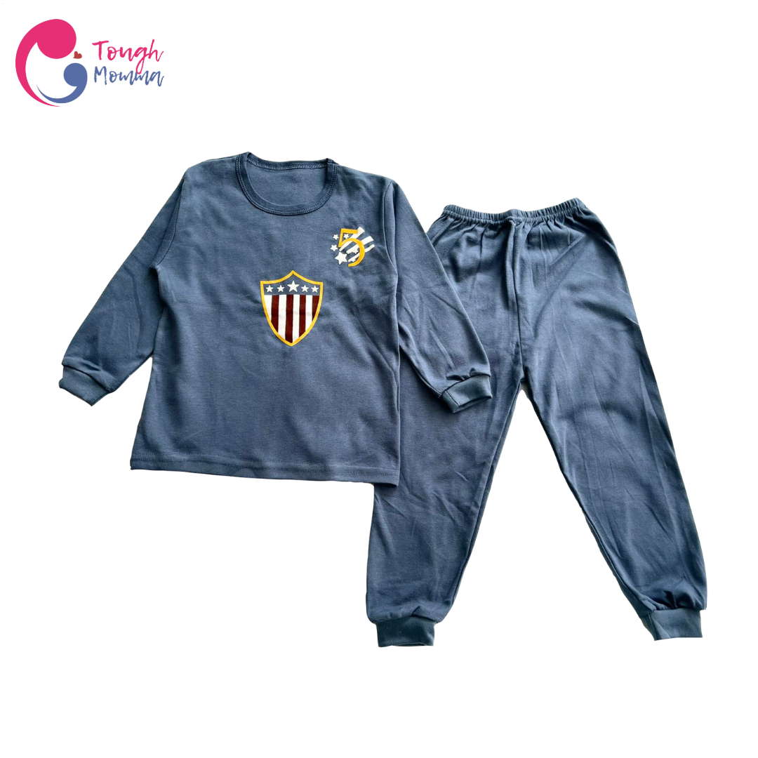 Long Sleeves Pajama for Girls & Boys Age 2-5  years old