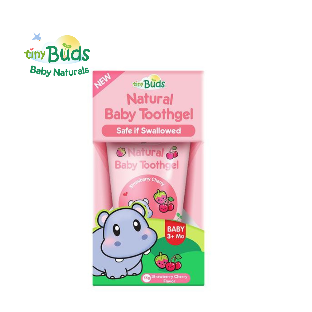 Tiny Buds Baby Naturals Baby Toothgel - Stage 1 Strawberry Cherry