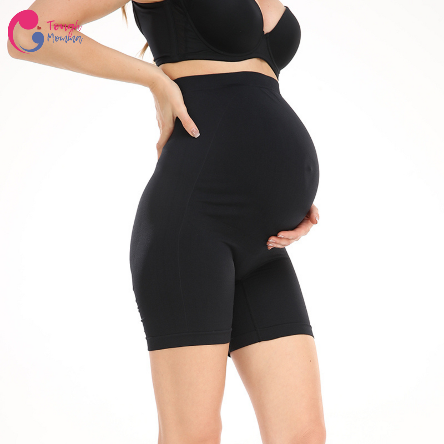 ToughMomma Erin Over the Bump Maternity Shorts