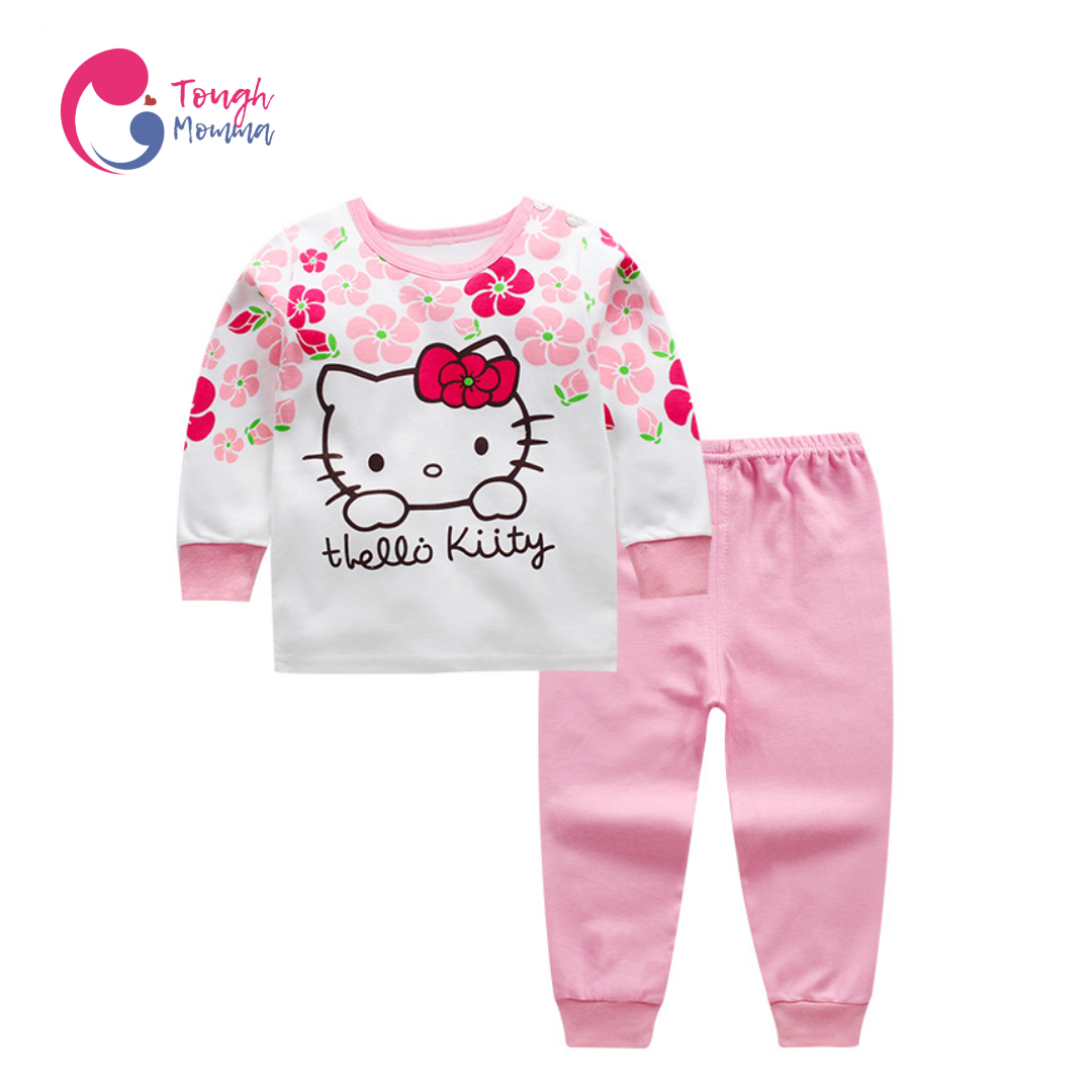 Long Sleeves Pajama for Girls  6 months- 2 years old