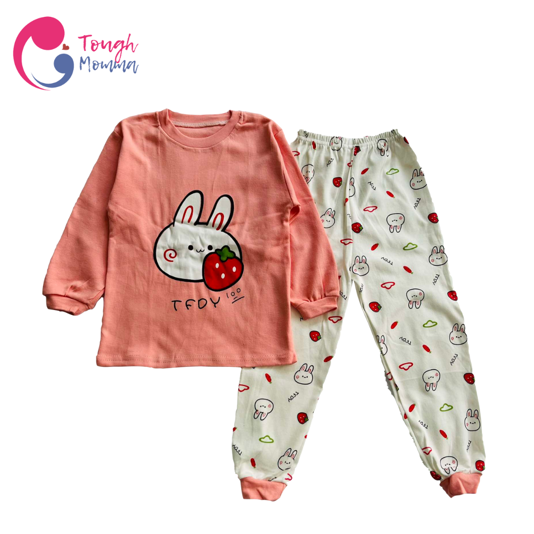 Long Sleeves Pajama for Girls & Boys Age 2-5  years old